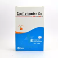 Cacit Vitamine D3 500 Mg/440 Ui, Comprimé à Sucer Ou à Croquer à VERNON