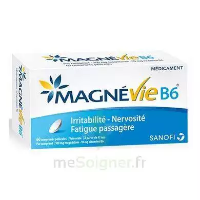 Magnevie B6 100 Mg/10 Mg Comprimés Pelliculés Plaq/60 à VERNON